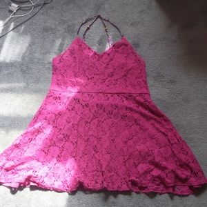 Pink Lace Dress